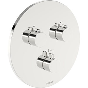 Hansa HANSAEASYMIX 8872 Finishing set 88729052 EasyMix, finishing set for two outlets, round chrome