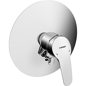 Hansa Wannenarmatur Hansamix 01849183  chrom, Unterputz Armatur, Renovierungslösung