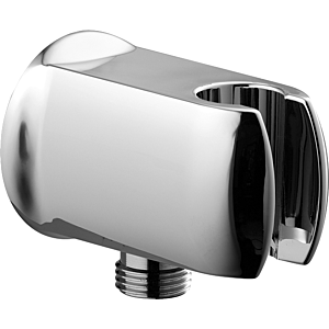 Hansa Wandanschlussbogen Hansajet 04460100 chrom, mit Brausenhalterung