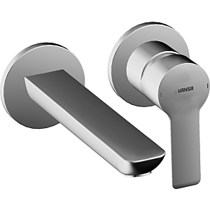 Hansa Waschtisch Wand Armatur Hansaligna 06402103  chrom, Waschtisch-Einhebelmischer, Wandmontage
