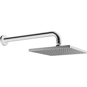 Hansa Kopfbrause Hansaviva 44260240  chrom, 200 x 200 mm, Anti-Kalk, Brausearm 350 mm