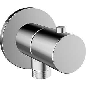 Hansa wall connection elbow 51570173 chrome, intrinsically safe, with barrier