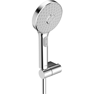 Hansa Hansaactivejet set de douche flexible 84380133 douchette à main, 3 jets, chromé
