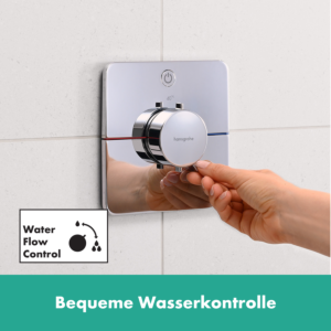 Thermostat Hansgrohe Showerselect Comfort Q, Noir Mat, Salle De Bain, Neuf