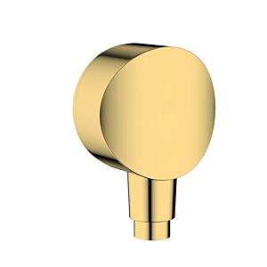 hansgrohe Fixfit S hose connection 26453990 with Check Valves , polished gold optic