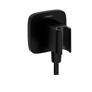 hansgrohe FixFit Porter Q raccord de tuyau 26887670 pour douchette, noir mat