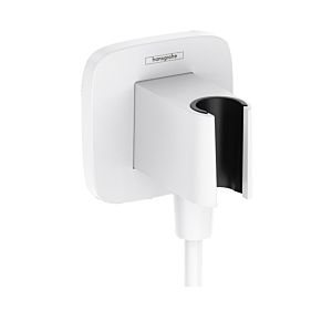 hansgrohe FixFit Porter Q raccord de tuyau 26887700 pour douchette, blanc mat