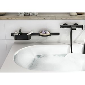 hansgrohe WallStoris Badewannenset 27966670 aus Kunststoff, Mattschwarz