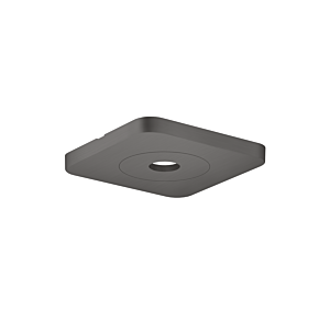 hansgrohe Axor Citterio C rosace de plafond 28802340 120/120 softsquare, Chrome Noir Brossé