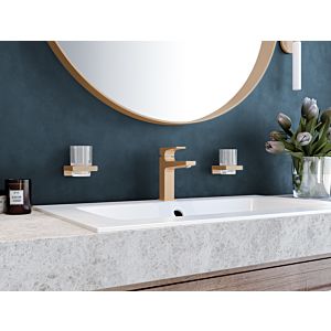 hansgrohe Metropol single lever basin mixer 32507140 projection 135 mm, push-open waste set, brushed bronze