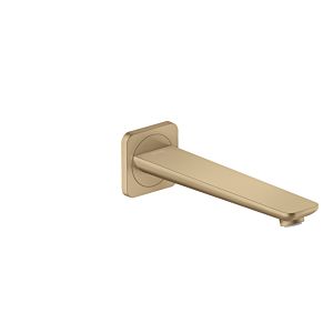 hansgrohe Axor Citterio C bath spout 49410140 brushed bronze, projection 222mm