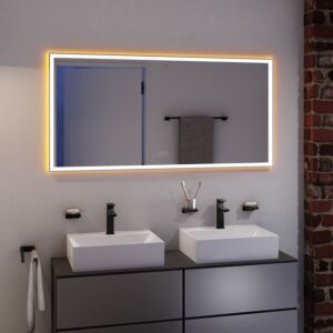 hansgrohe Xarita mirror 54984700 with capacitive touch sensor, 1400 x 700 x 50 mm, matt white