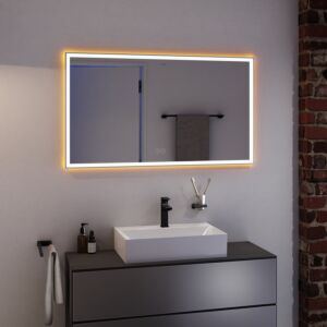 hansgrohe Xarita E mirror 54985700 with capacitive touch sensor, 1200 x 700 x 50 mm, white matt