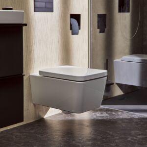hansgrohe EluPura abattant de toilettes 60198450 blanc , avec fixation en haut
