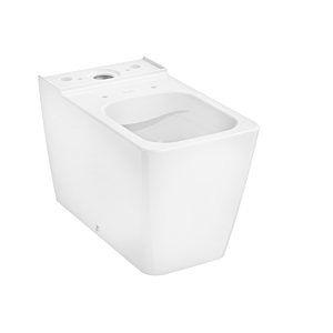 hansgrohe EluPura Q floorstanding WC 61164450 for close-coupled cistern 640, flush with wall with horizontal/vertical outlet, AquaFall Flush, SmartClean