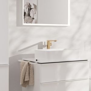 hansgrohe Tecturis E mitigeur lavabo 73070140 projection 197mm, avec garniture de vidange push-open , bronze brossé