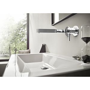 hansgrohe Finoris 76050000 Unterputz-Waschtischarmatur, Wandmontage, Auslauf 22,5cm, chrom