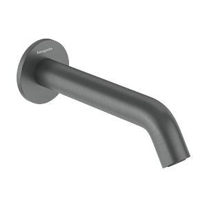 Bonde de baignoire Hansgrohe Tecturis S 73411340, saillie 198 mm, chrome noir brossé