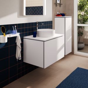 Meuble sous-vasque Hansgrohe Xilesa E 54265700 1 tiroir, 780 x 550 mm, blanc mat