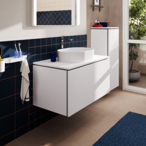 Meuble sous-vasque Hansgrohe Xilesa E 54266700 1 tiroir, 980 x 550 mm, blanc mat