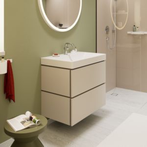 hansgrohe vanity unit 54260780 780x470mm, 2 drawers, sand beige matt