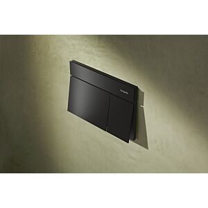 Plaque de commande hansgrohe iFrame Element E 66003670 pour double chasse d&#39;eau, métal, noir mat