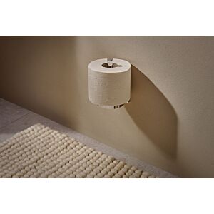Porte-rouleau de papier toilette de rechange hansgrohe AddStoris S 41786000, mural, chromé