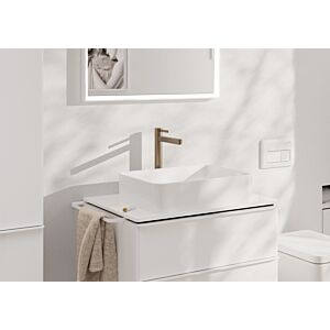 Mitigeur lavabo Hansgrohe Finoris 76072140 avec bonde à ouverture par pression, saillie 208 mm, bronze brossé