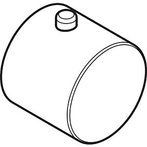 hansgrohe poignée Axor Uno pour thermostat 4 trous 38392000 chromé