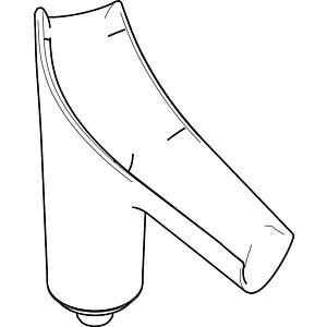 hansgrohe Axor Starck V Glasauslauf 92487000 Ersatzteil für Waschtischmischer