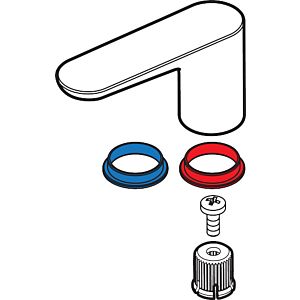 hansgrohe handle 3-hole basin Citterio Axor 34095000 Citterio M Citterio