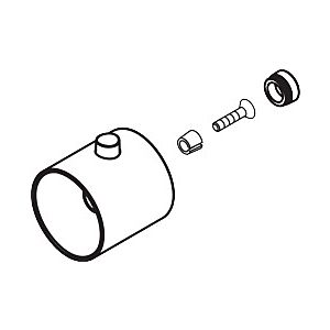 hansgrohe thermostatique Axor chromé apparent 39398000