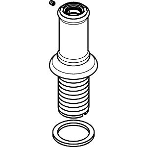 hansgrohe rosette pour bec Axor Montreux 3-L. 97989820 lavabo armature standm. nickel brossé