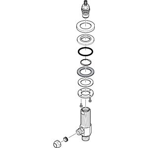 hansgrohe Absperrventil 3-L.Waschtischarmatur 92933000 chrom