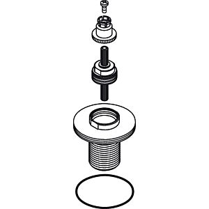 hansgrohe Spannflansch Axor Absperrventil 97656000