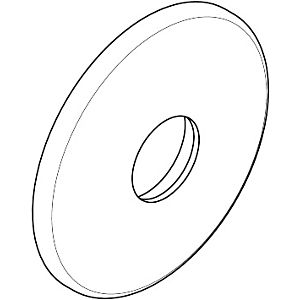 hansgrohe Rosette Axor Unterputzventil 94355000 108mm chrom