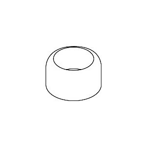 hansgrohe Kugelrosette 13919000 chrom, für Küchenarmatur