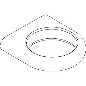 hansgrohe cover Axor Logo for holding element 96110000 chrome