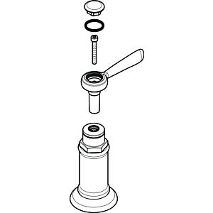 hansgrohe poignée à levier Axor Montreux chaud / froid 16691000 chrome