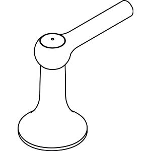 hansgrohe poignée Axor Terrano côté eau froide 37296000 chrome