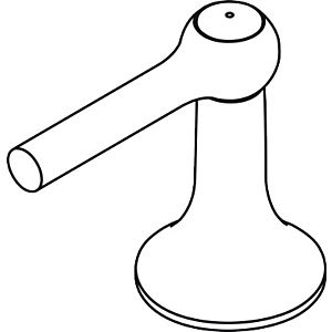 hansgrohe poignée Axor Terrano côté eau chaude 37295000 chromé