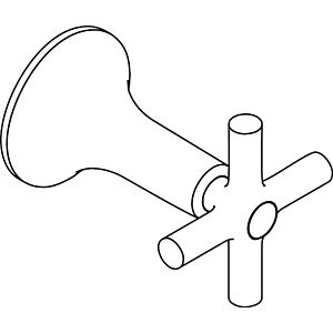 hansgrohe Terrano handle chrome Axor 37293000