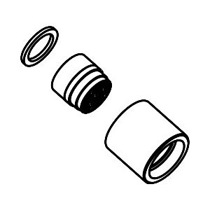 hansgrohe aerator Axor Uno Piccolo Bidet 97360000 chrome