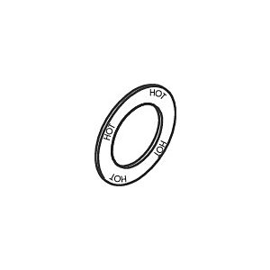 hansgrohe poignée disque Axor Citterio 3 trous 96759000 mitigeur lavabo modèle mural chrome chaud