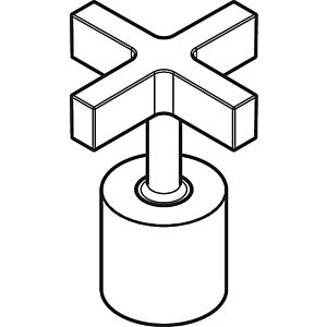 hansgrohe Kreuzgriff 4-Loch Waschtischarmatur 39292000 Axor Citterio Standmodell chrom