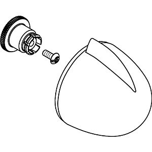 hansgrohe poignée Axor Allegroh Novo Quattro 36993000 chromé