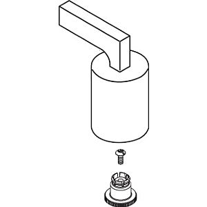 hansgrohe lever handle Axor Citterio 2-l armature 39394000 bath rim switch off / changeover chrome
