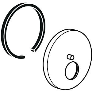 hansgrohe rosette Axor Starck mirror overhead Axor Starck mirror chrome 97529000