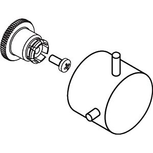 hansgrohe Griff Axor Starck Unterputzventil 10991000 chrom