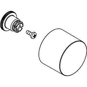 hansgrohe handle Axor Massaud mirror shut-off valve 18096000 chrome